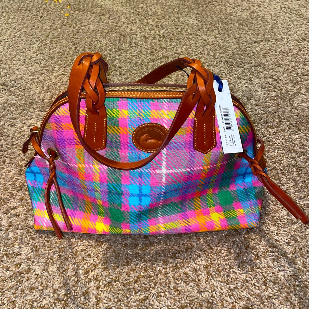 Dooney & Bourke Small Domed Satchel in Pink